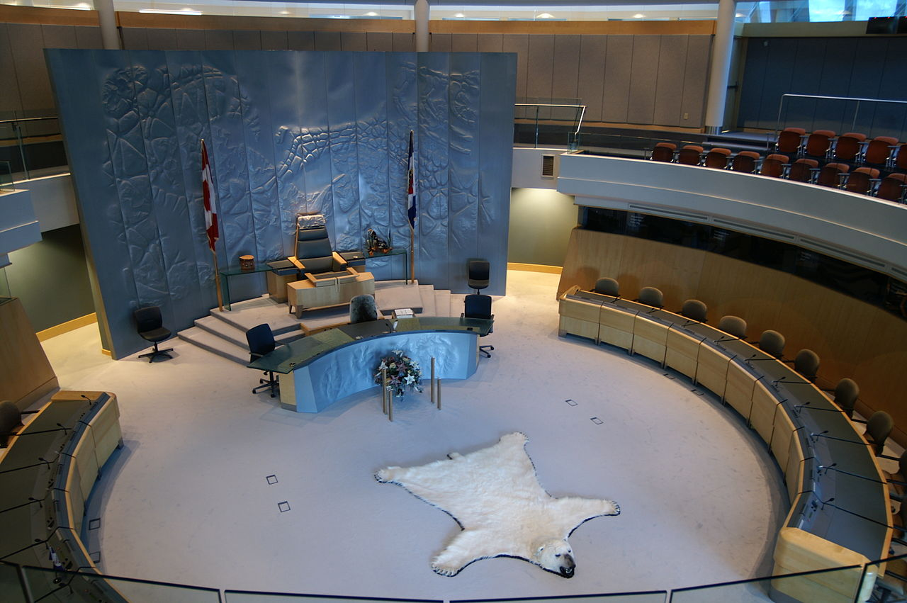 Northwest Territories - The chamber of the Northwest Territories Legislative Building